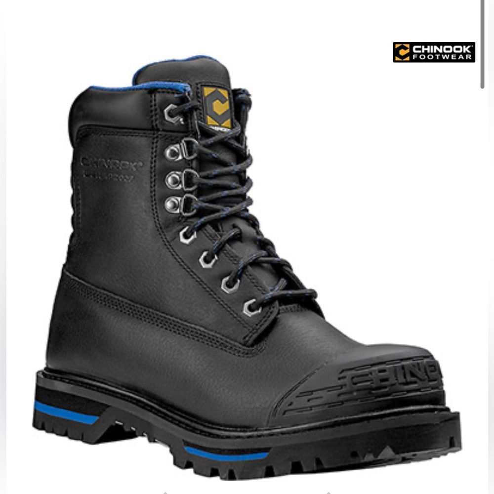 Men's Chinook 8" Steel Toe WP Work Boot 8490A Size 12